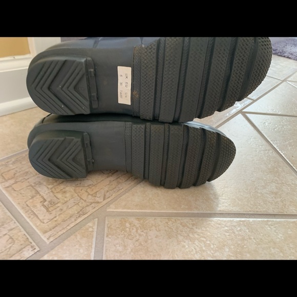 HUNTER  BOOTS & Socks WOMENS SIZE 7 - Picture 10 of 14